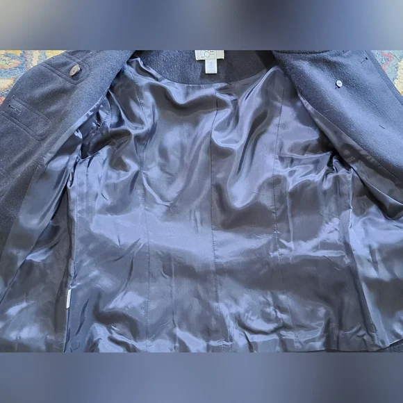 Ann Taylor Loft Military Style Classic Blazer Jacket Size 6 - Picture 6 of 8